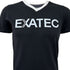 Playera Casual EXATEC Cuello Blanco Negro, Caballero